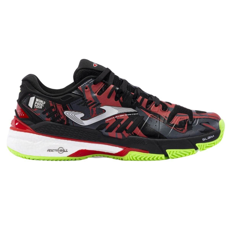 Zapatilla Joma Slam Men 2301 Black Red