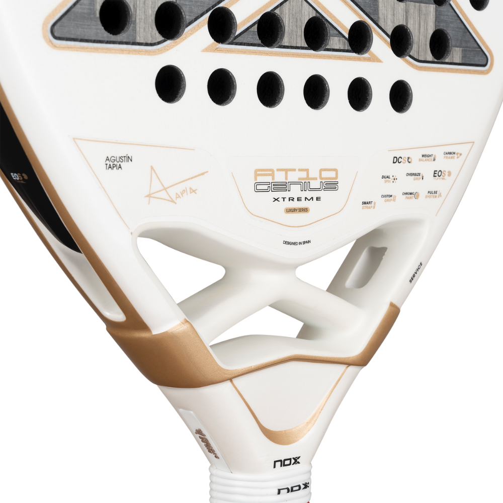 Pala de Padel Nox AT10 Genius 12K Alum XTREM 2026 + Tarro de pelotas +Overgrip + Protector