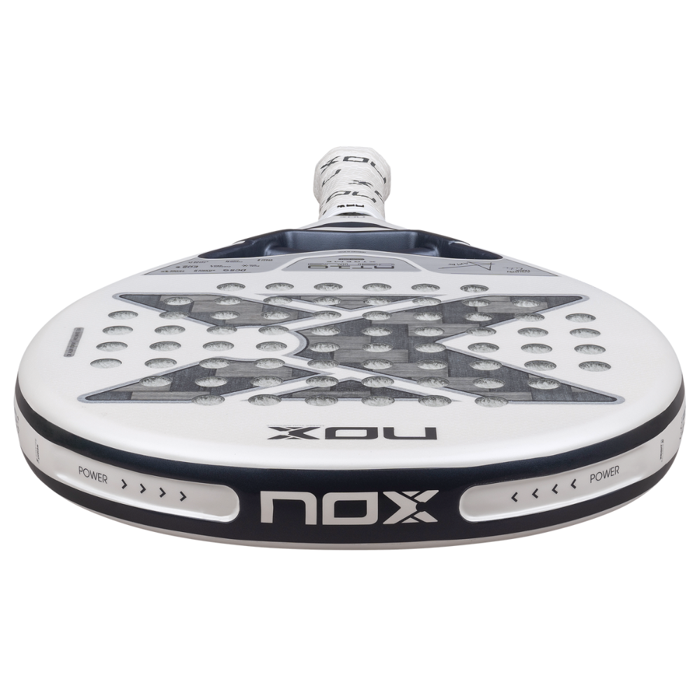 Pala de Padel Nox AT10 Genius 12K Alum XTREM Lite 2026 + Tarro de pelotas +Overgrip + Protector