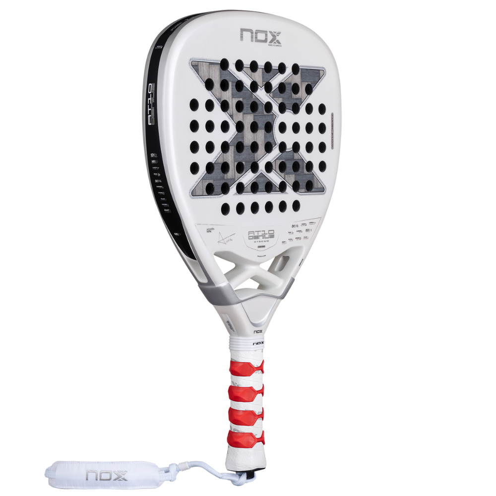 Pala de Padel Nox AT10 Genius Attack 12K Alum XTREM 2026 + Tarro de pelotas +Overgrip + Protector