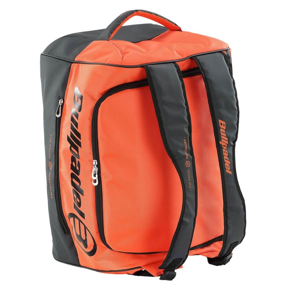 Bolso Bullpadel Next Back Negro Naranja BPB 22224 - Sur SportsBolsos y Mochilas
