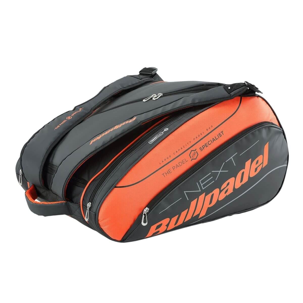 Bolso Paletero Bullpadel Next Negro Naranjo BPP 22005 - Sur SportsBolsos y Mochilas