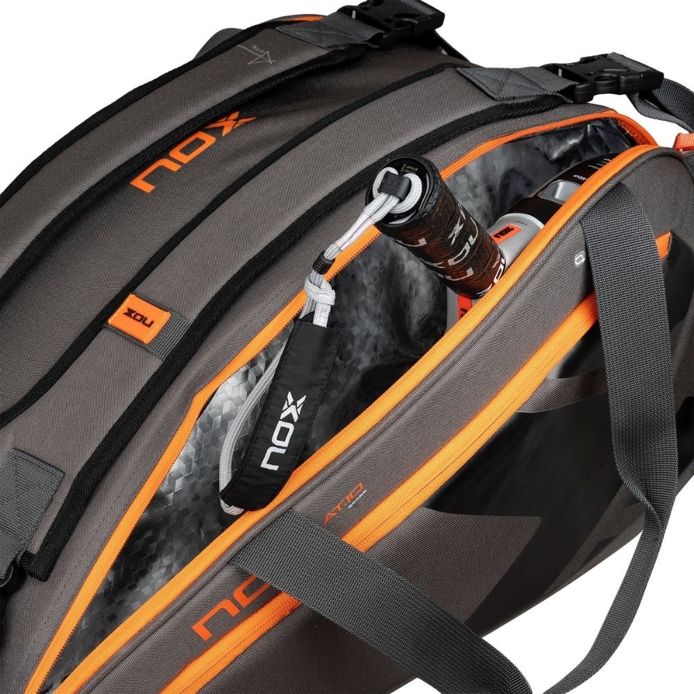 Bolso Paletero Nox AT10 Team Grey/Orange 2024/2025 - Sur SportsBolsos y Mochilas
