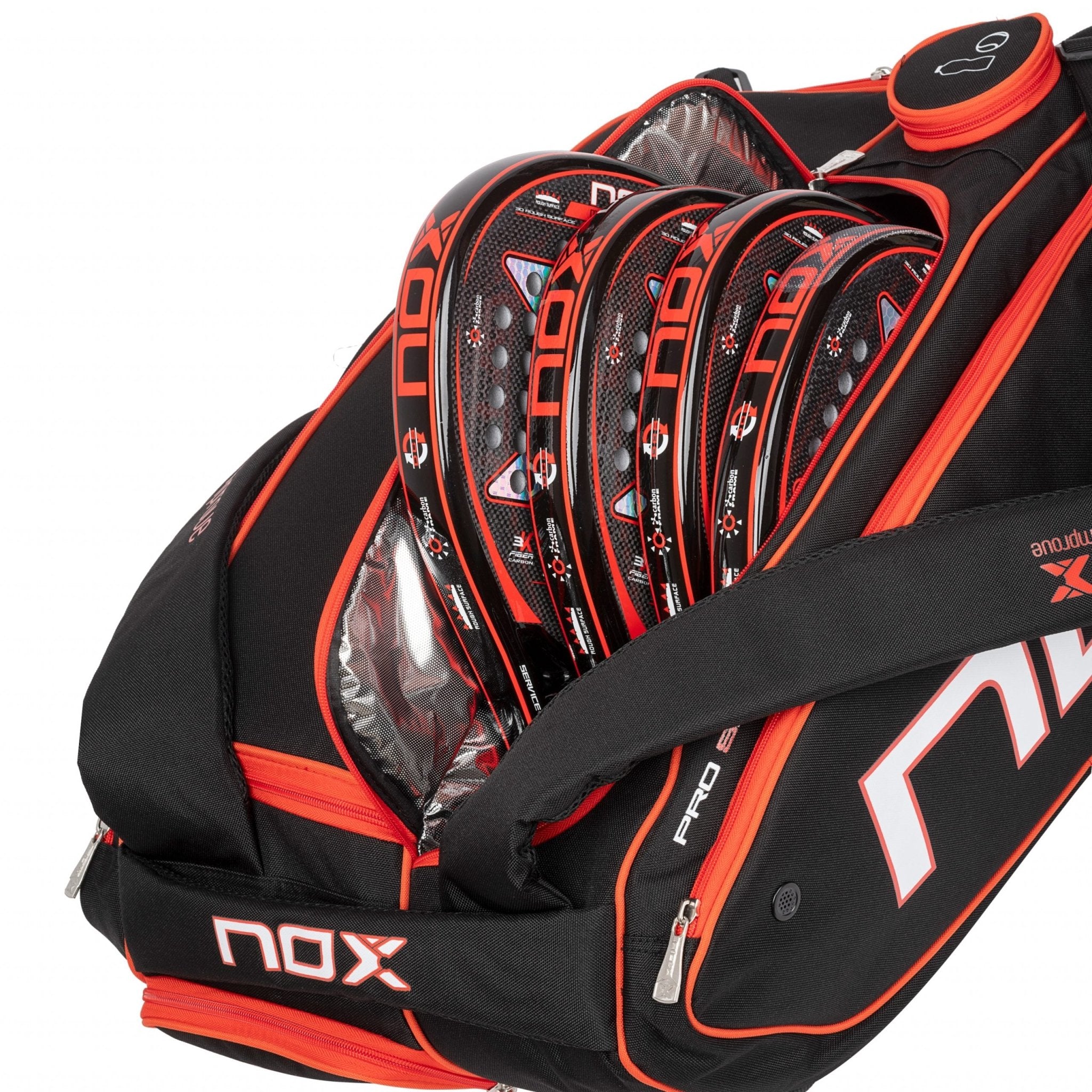 Bolso Paletero Nox AT10 XXL Competition NegroRojo X9 - Sur SportsBolsos y Mochilas