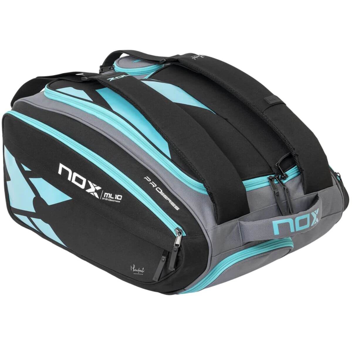 Bolso Paletero Nox ML10 Competition XL Compacto Negro Celeste - Sur SportsBolsos y Mochilas
