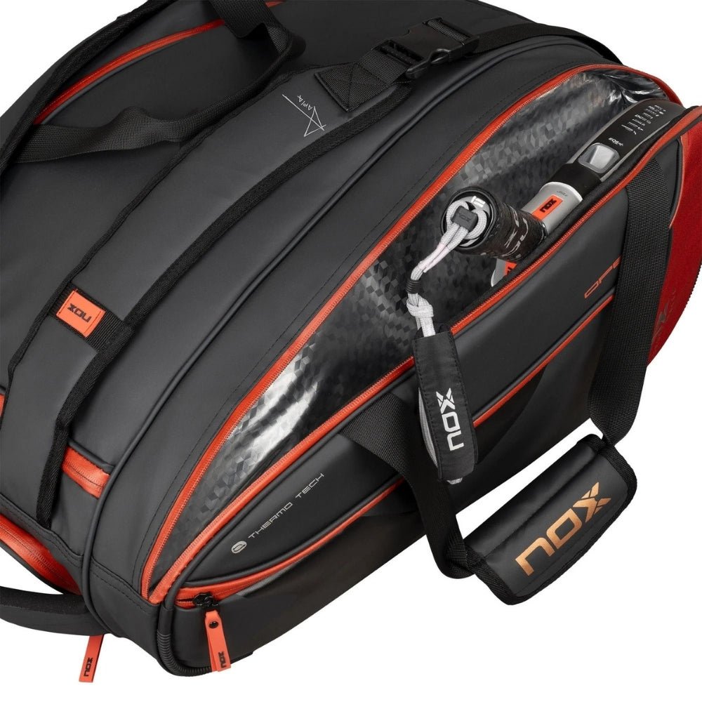 Bolso Paletero Nox Open Series Black/Red 2024/2025 - Sur SportsBolsos y Mochilas
