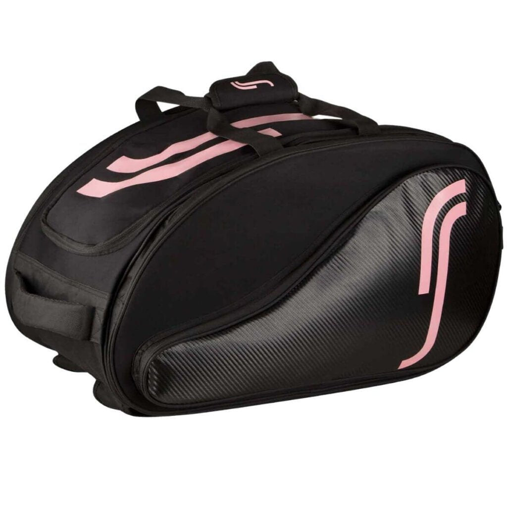 Bolso Paletero Robin Soderling Clasico Negro Rosa - Sur SportsBolsos y Mochilas