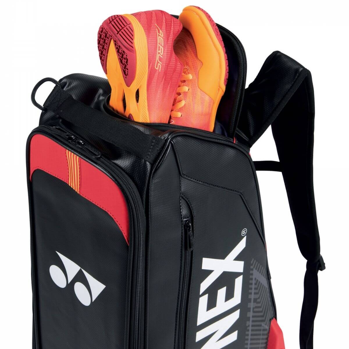 Bolso Yonex Expert 02326 BK Negro - Roja X6 2023 - Sur SportsBolsos y Mochilas