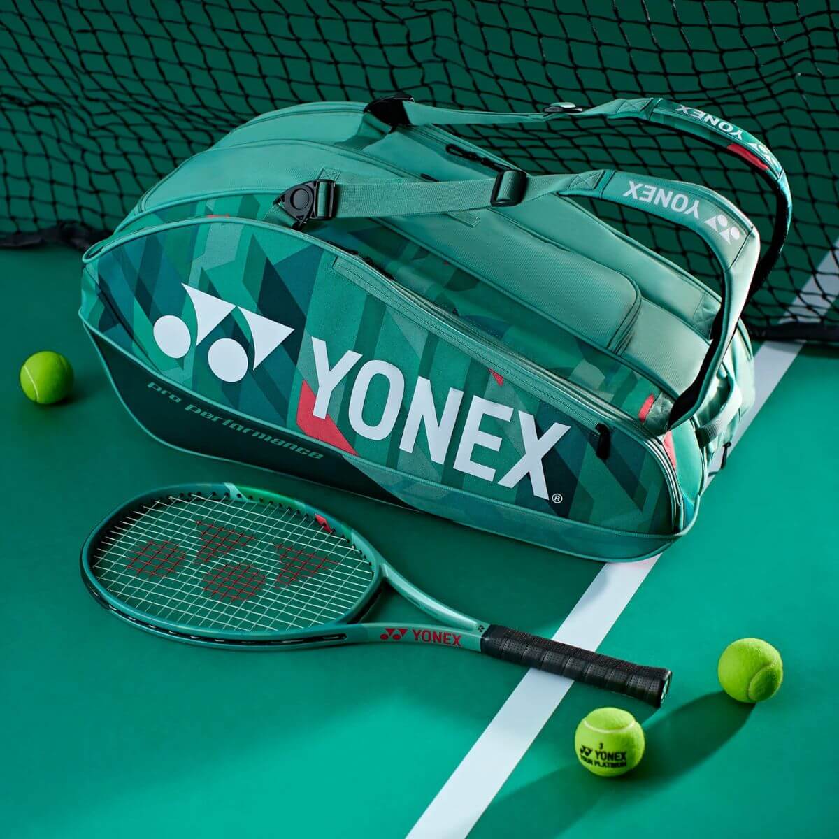 Bolso Yonex Pro 92429 Olive Green X9 2024 - Sur SportsBolsos y Mochilas
