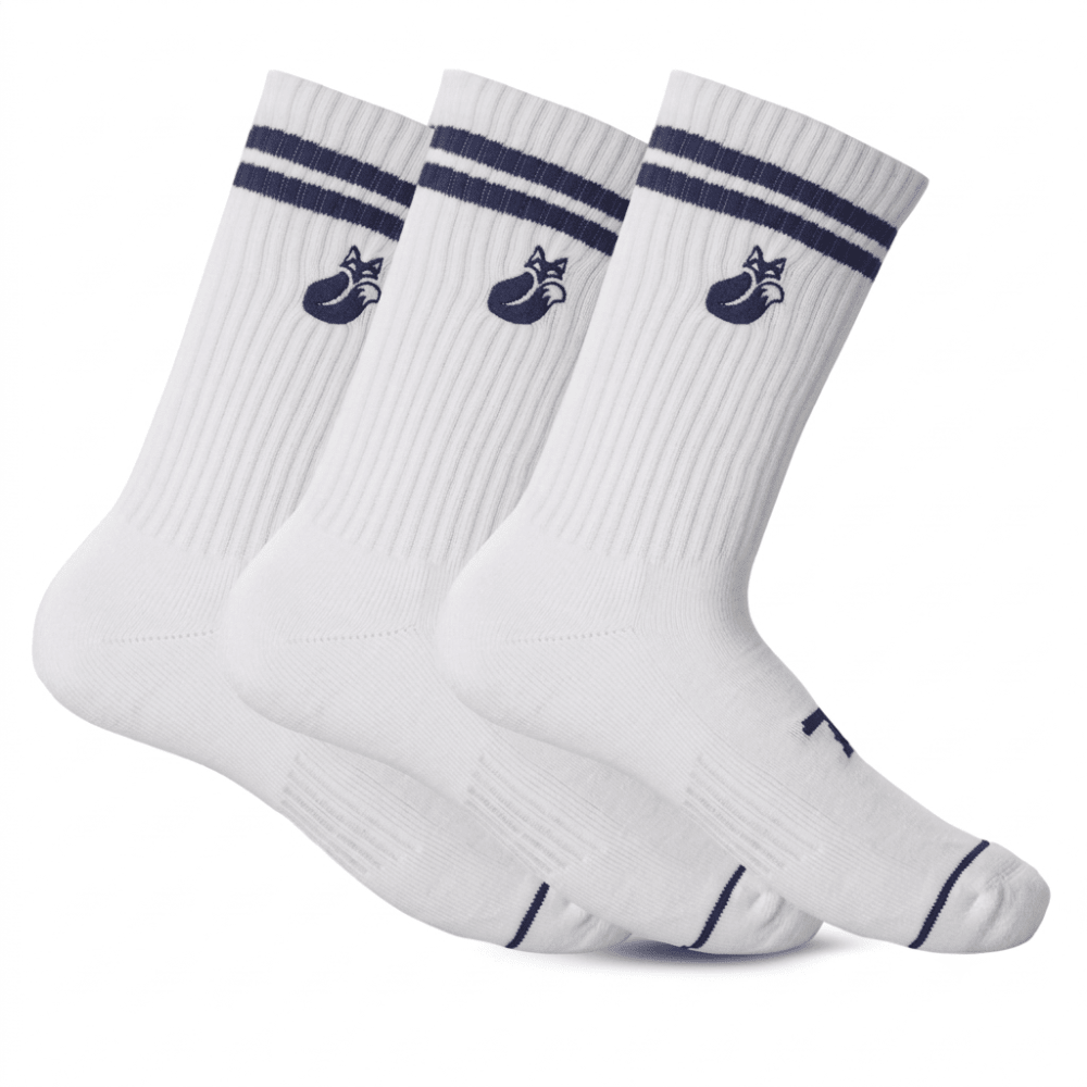 Calcetin Comfort Line blanco colores Pack X 3 Tilki Lehinde - Sur SportsVestuario