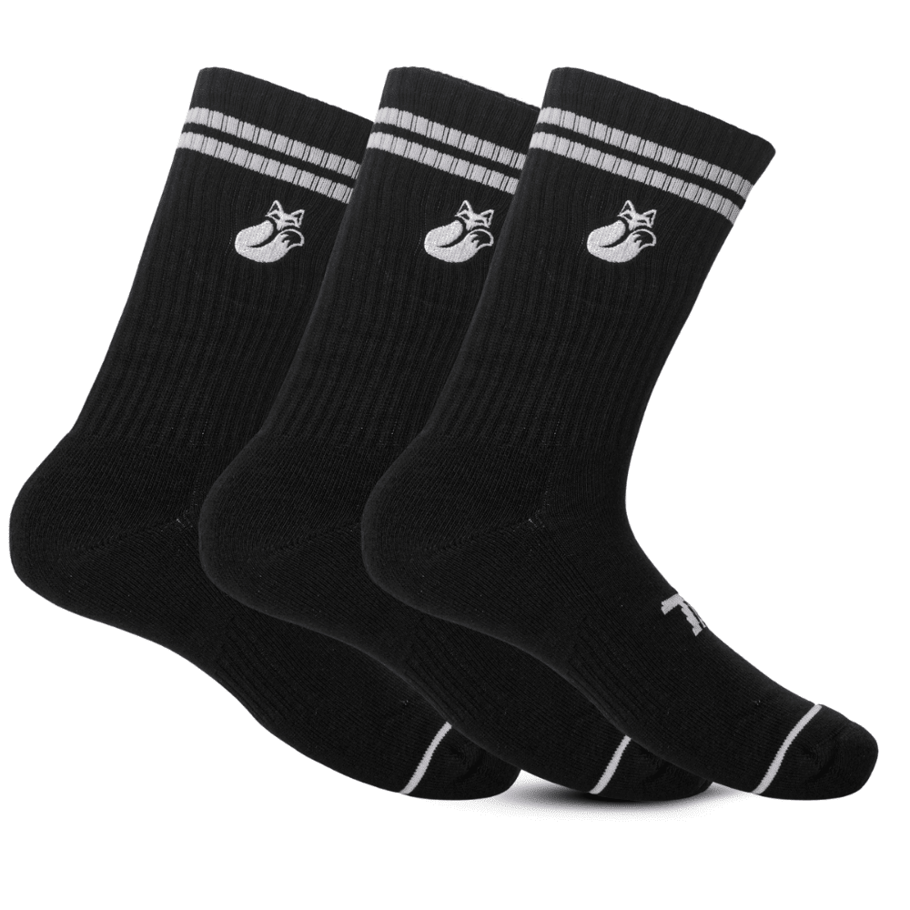 Calcetin Comfort Line negro colores Pack X 3 Tilki Lehinde - Sur SportsVestuario