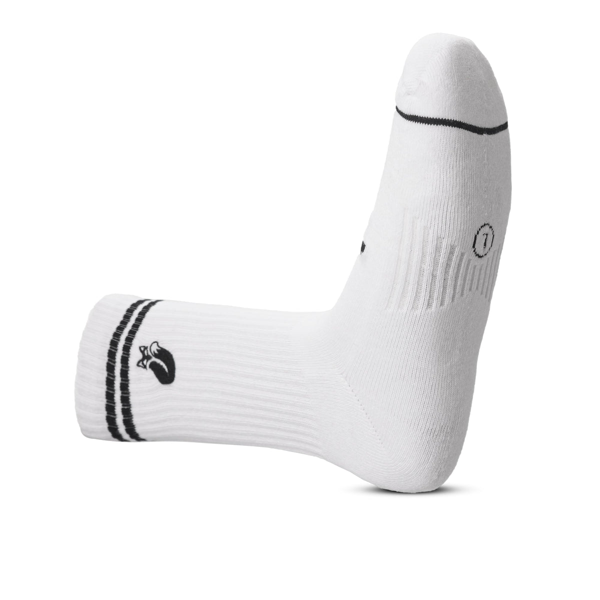 Pack de 3 Calcetínes Comfort Line - Blanco/Negro