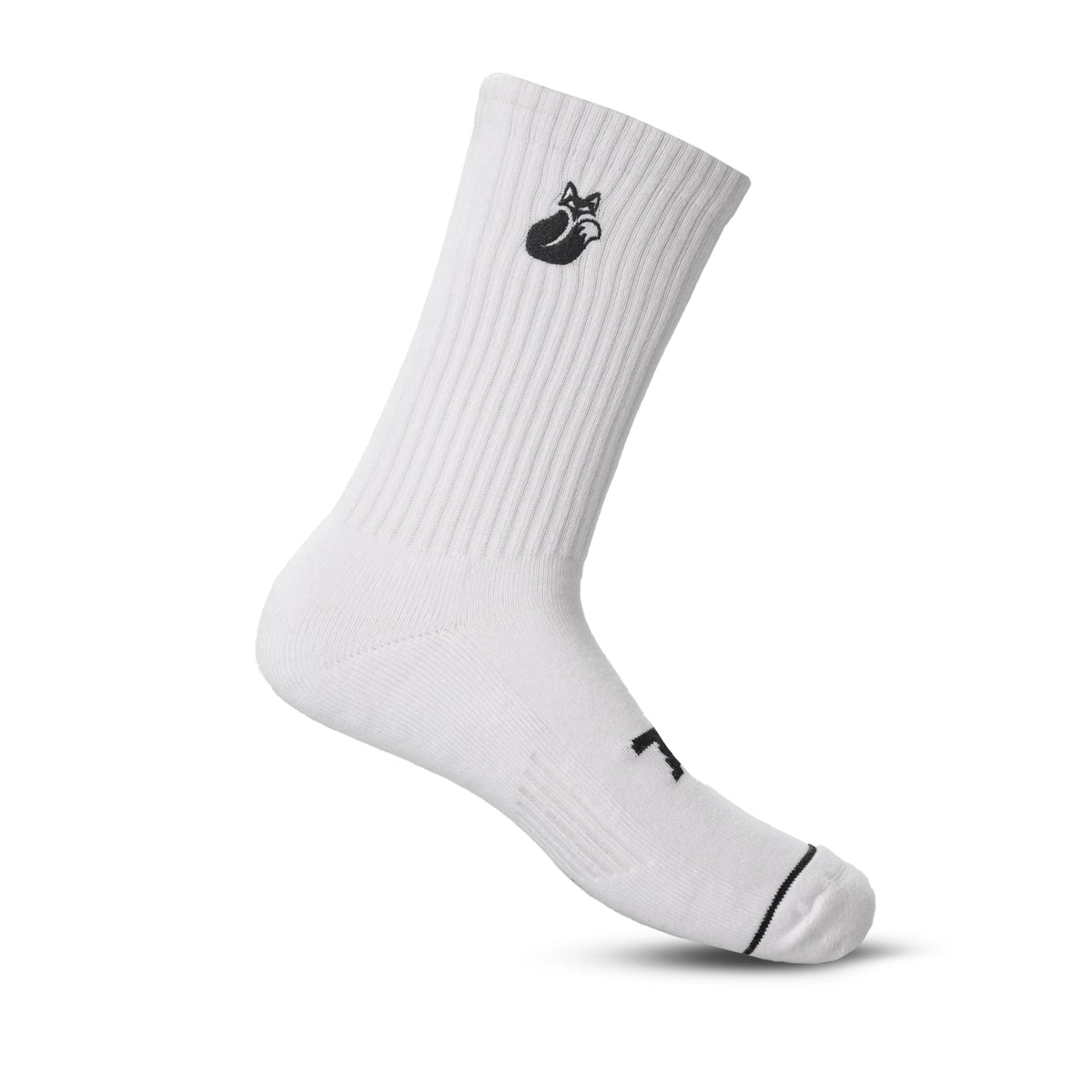 Pack de 3 Calcetines Comfort Algodón - Blanco/Negro