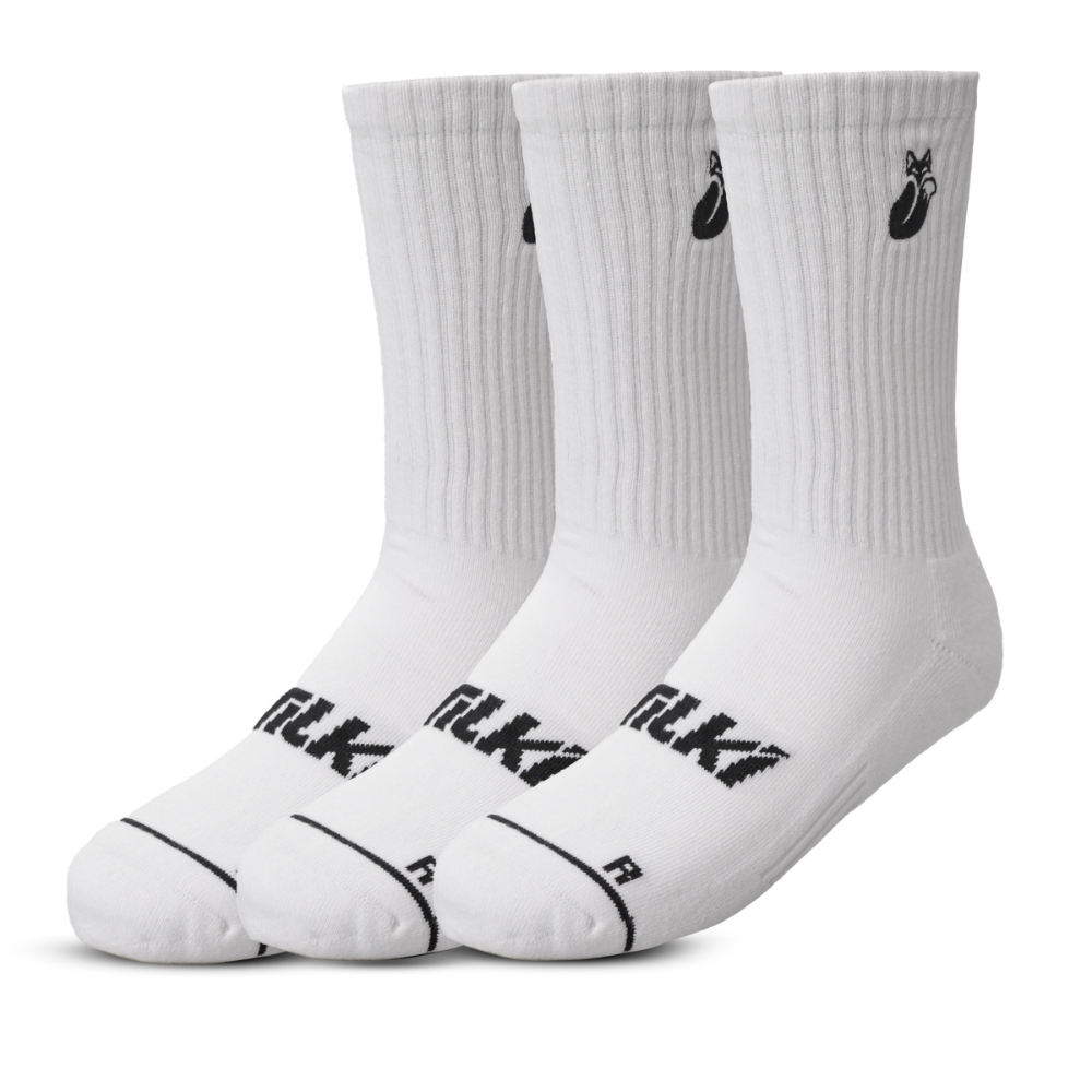Pack de 3 Calcetines Comfort Blanco Colores