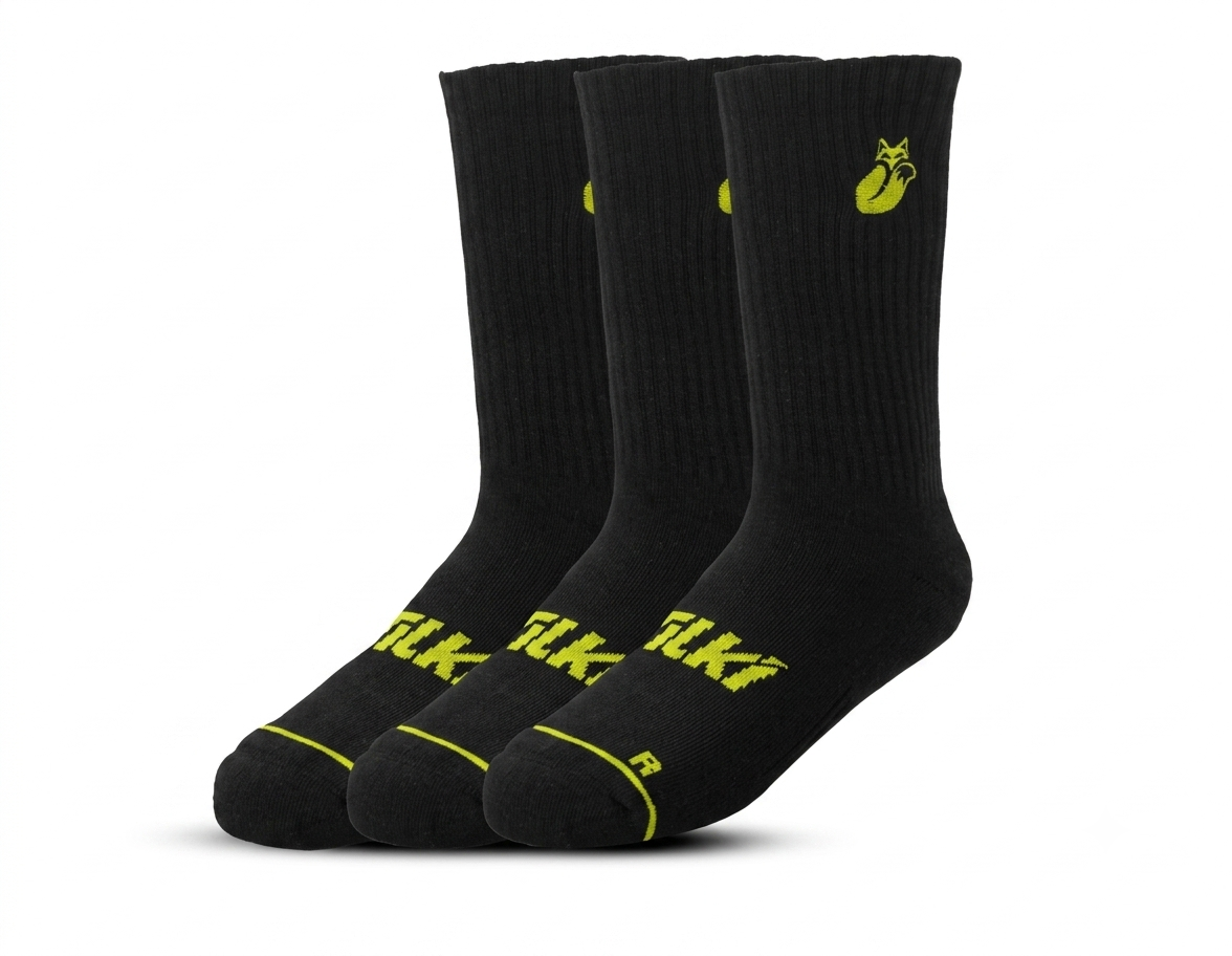 Pack de 3 Calcetines Comfort Negro Colores