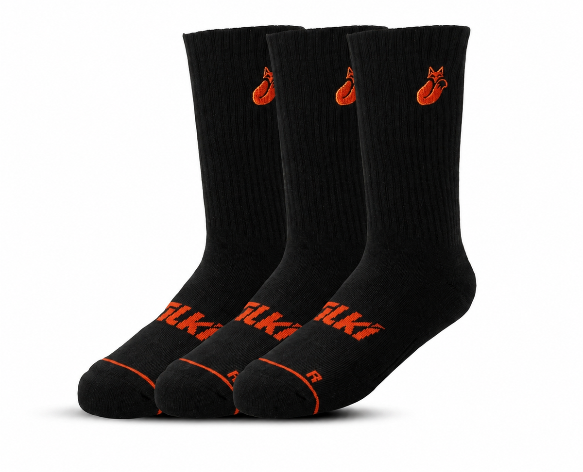 Pack de 3 Calcetines Comfort Negro Colores