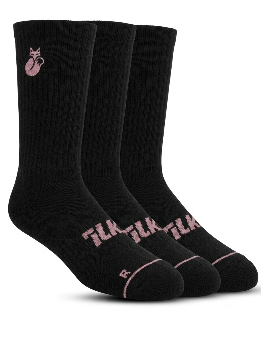 Pack de 3 Calcetines Comfort Negro Colores