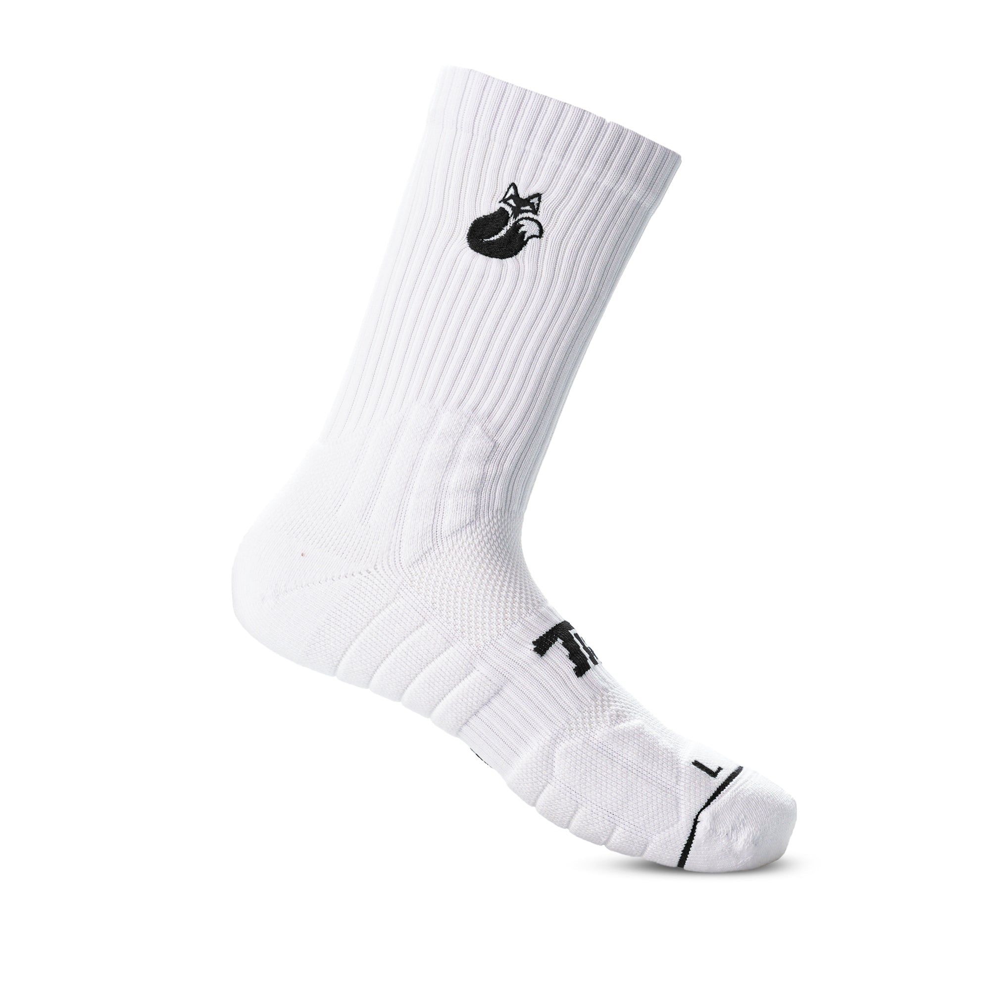 Calcetin Crew D4 blanco colores Tilki Lehinde - Sur SportsVestuario