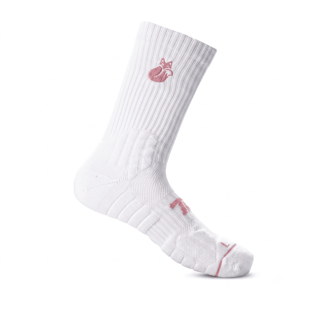 Calcetin Crew D4 blanco colores Tilki Lehinde - Sur SportsVestuario