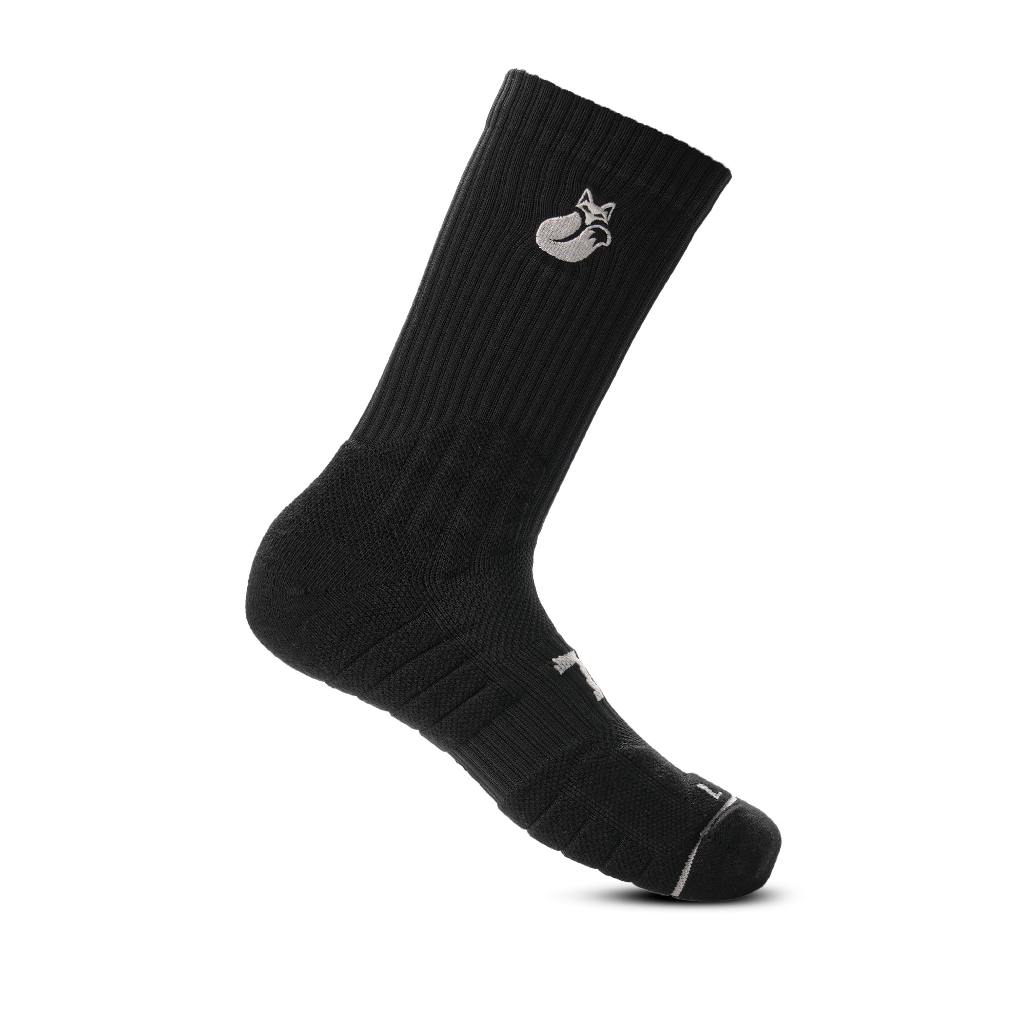 Calcetin Crew Negro D3 Tilki Lehinde - Sur SportsAccesorios
