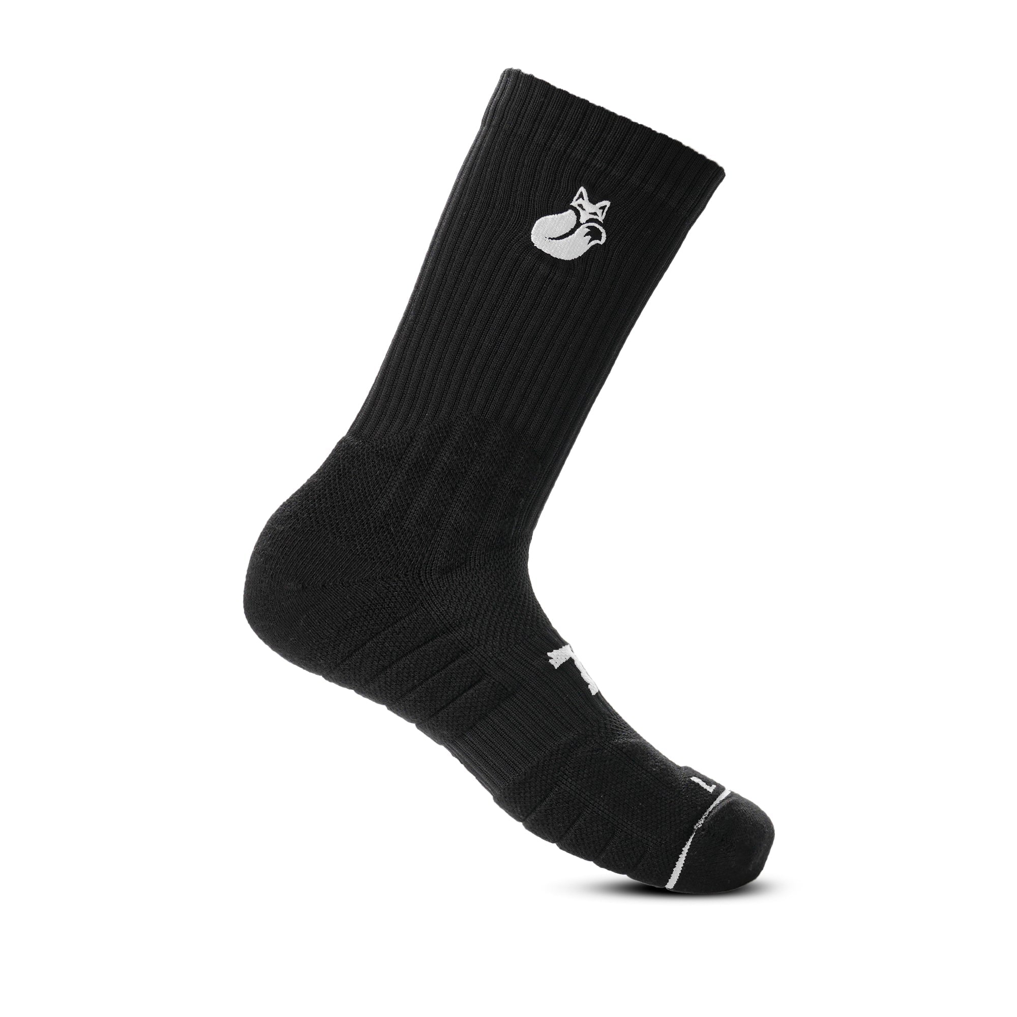 Calcetin Crew Negro D3 Tilki Lehinde - Sur SportsAccesorios
