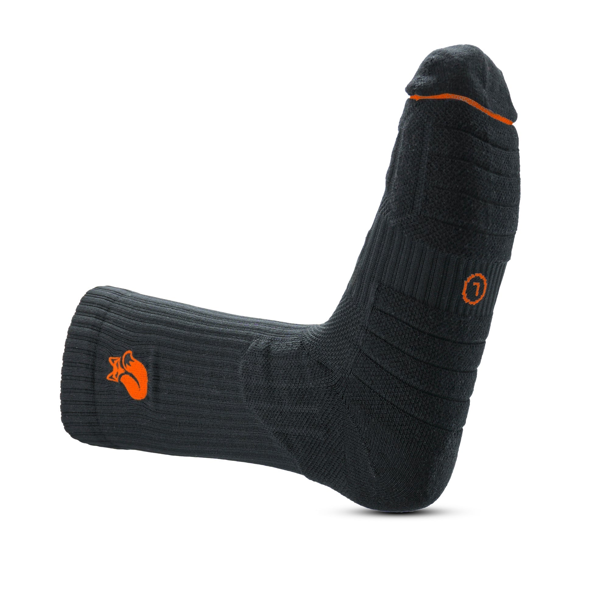 Calcetin Crew Negro D3 Tilki Lehinde - Sur SportsAccesorios