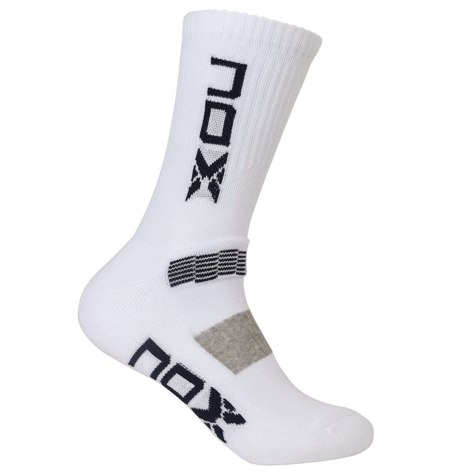 Calcetín Nox Blanco Logo Vertical Azul 39 - 45 - Sur SportsAccesorios