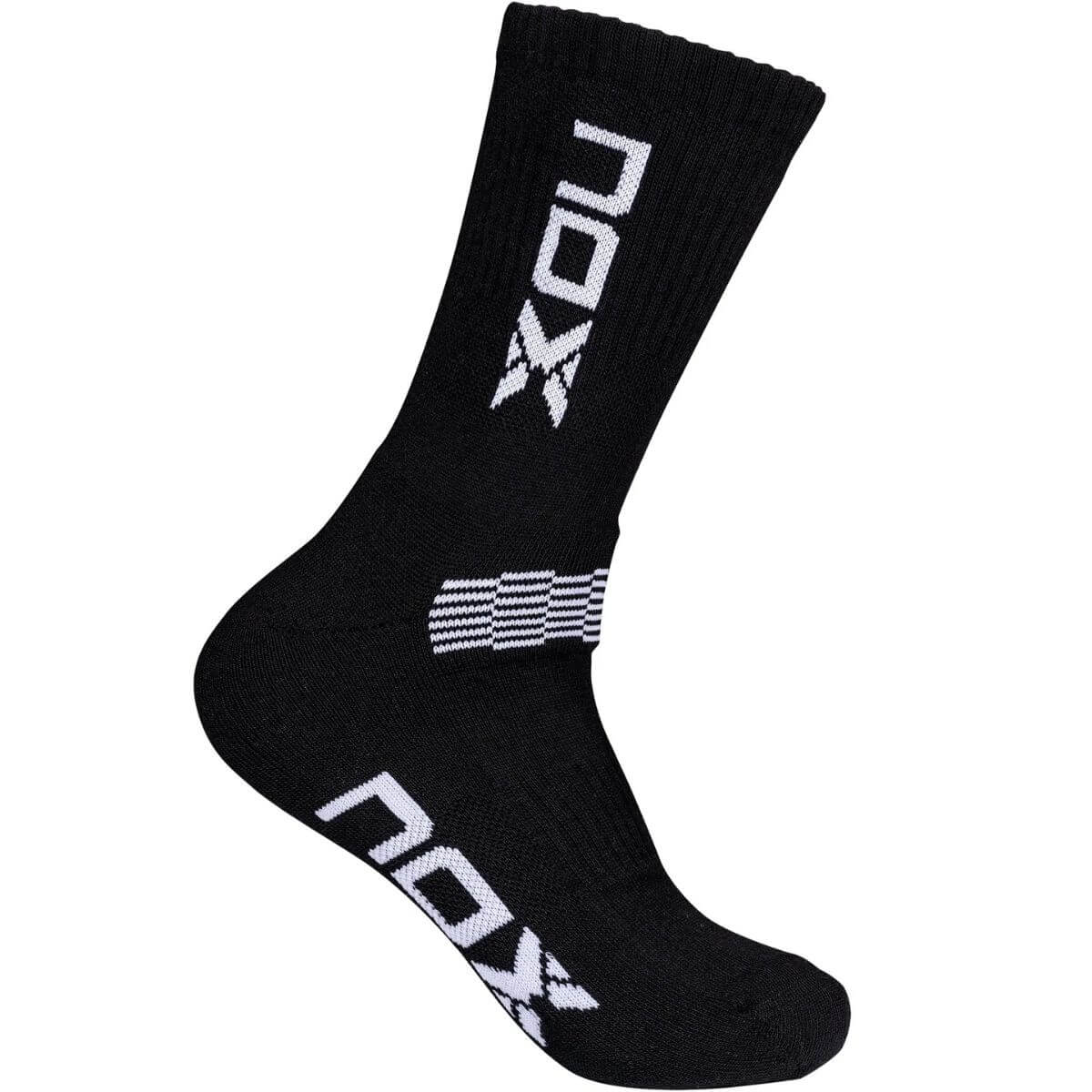 Calcetín Nox Negro Logo Vertical Blanco Talla 39 - 45 - Sur SportsAccesorios