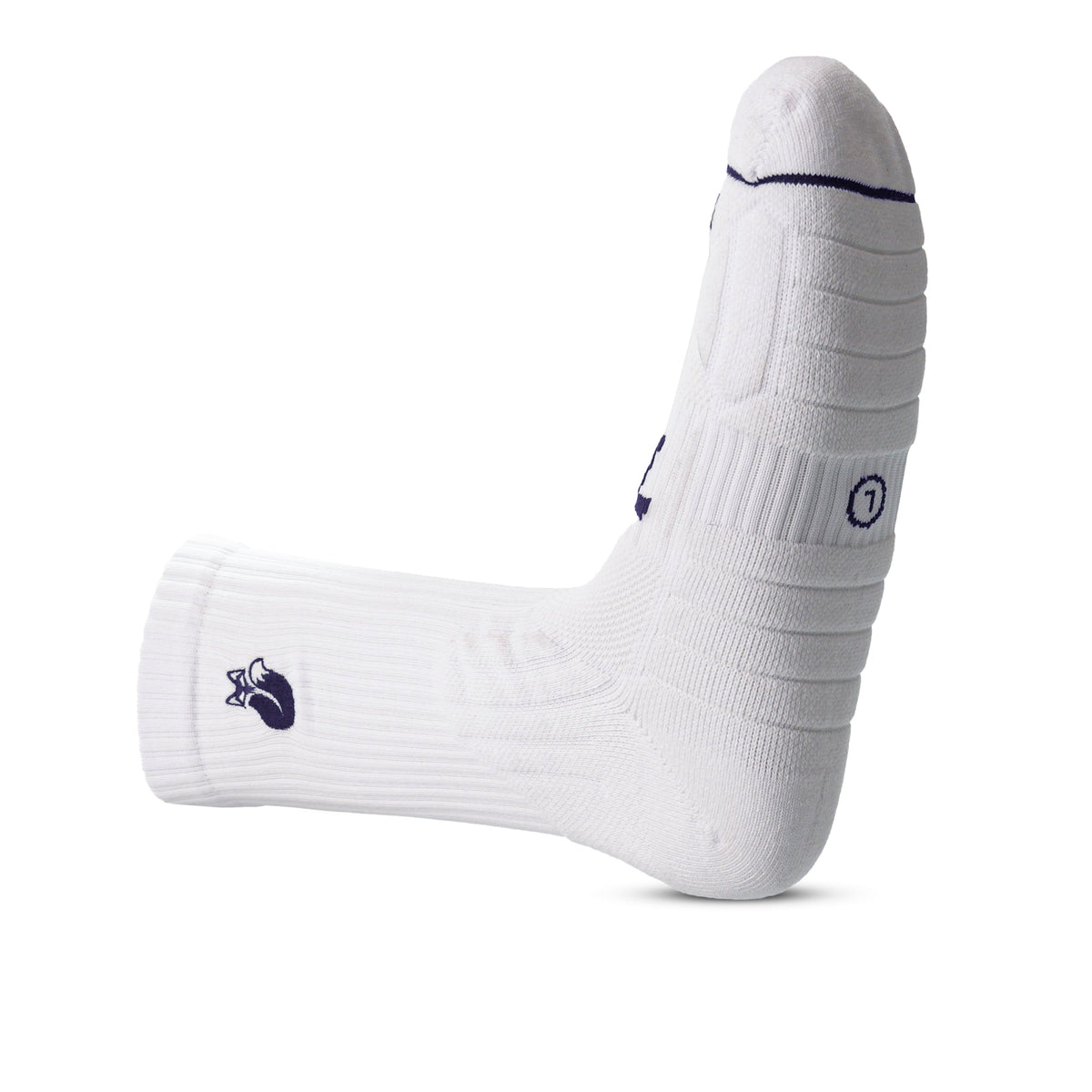Calcetin Crew Blanco D3 Tilki Lehinde - Azul