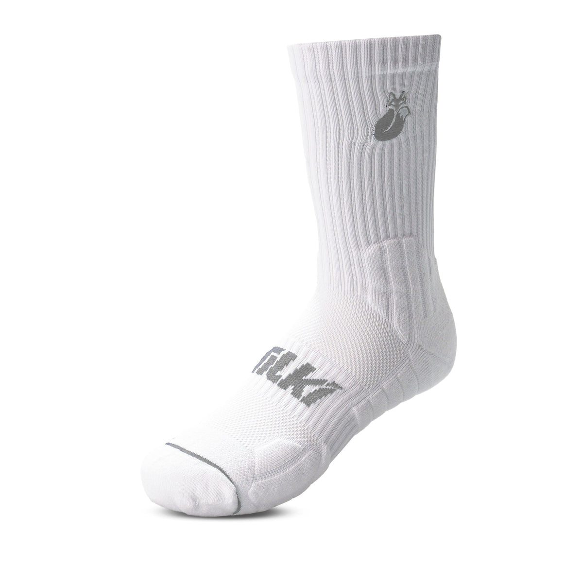 Calcetin Crew Blanco D3 Tilki Lehinde - Gris