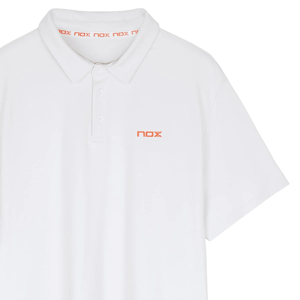 Camiseta Polo Nox Hombre Team Regular Blanca