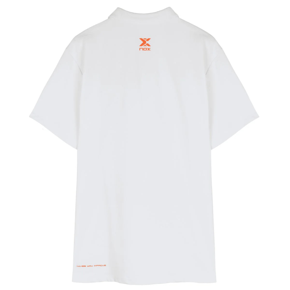Camiseta Polo Nox Hombre Team Regular Blanca