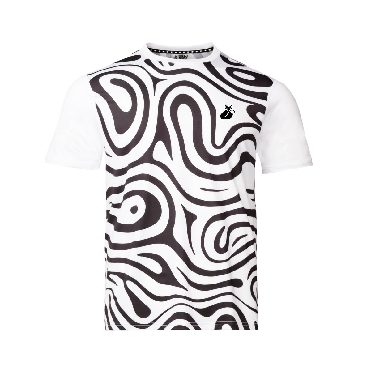 Polera Full Print Pro Tilki Lehinde - Blanco