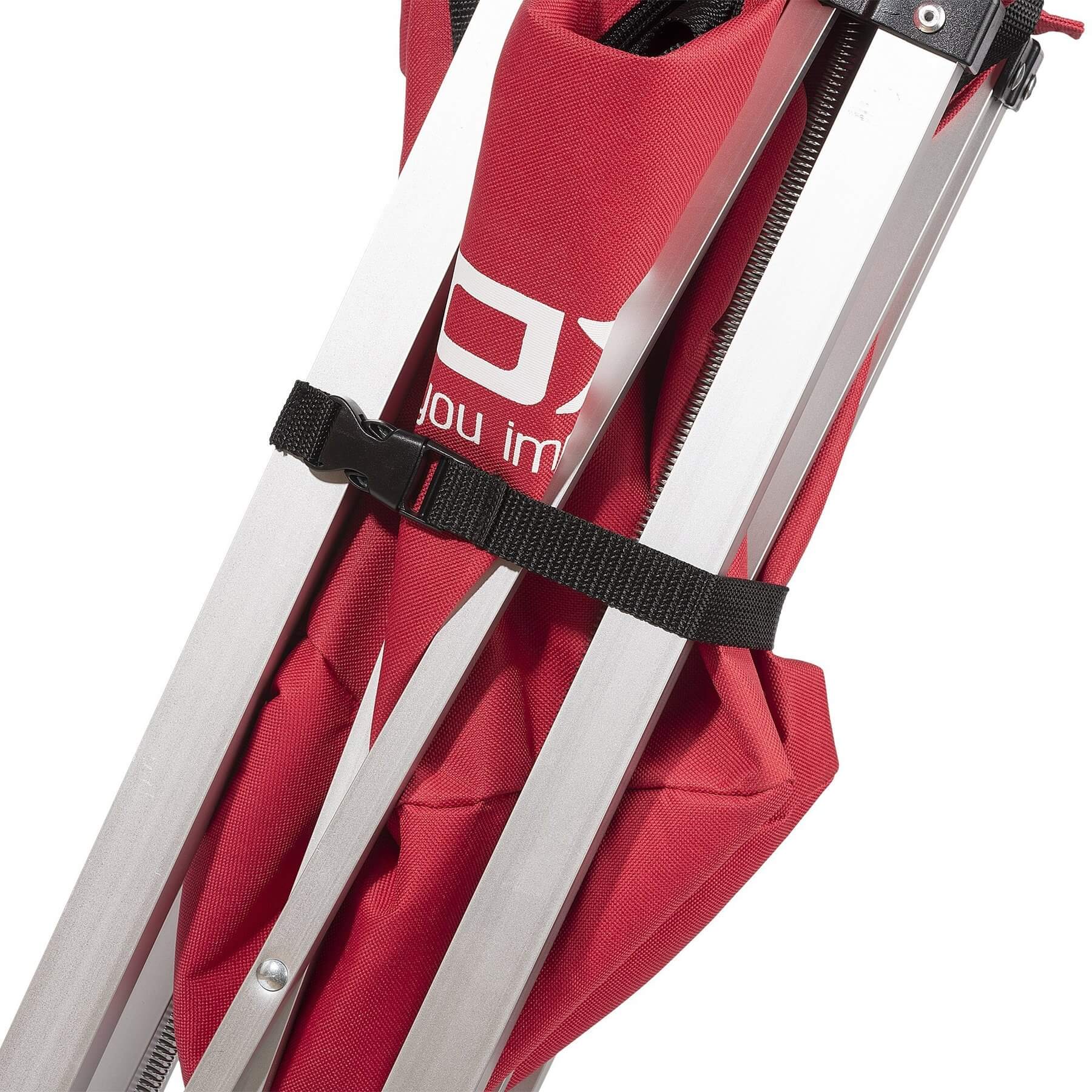 Canasto Nox Plegable con Ruedas Rojo - Sur SportsAccesorios