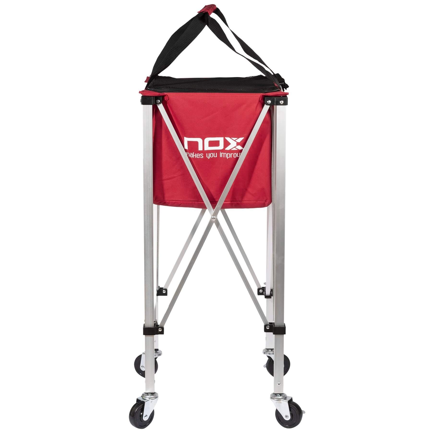 Canasto Nox Plegable con Ruedas Rojo - Sur SportsAccesorios