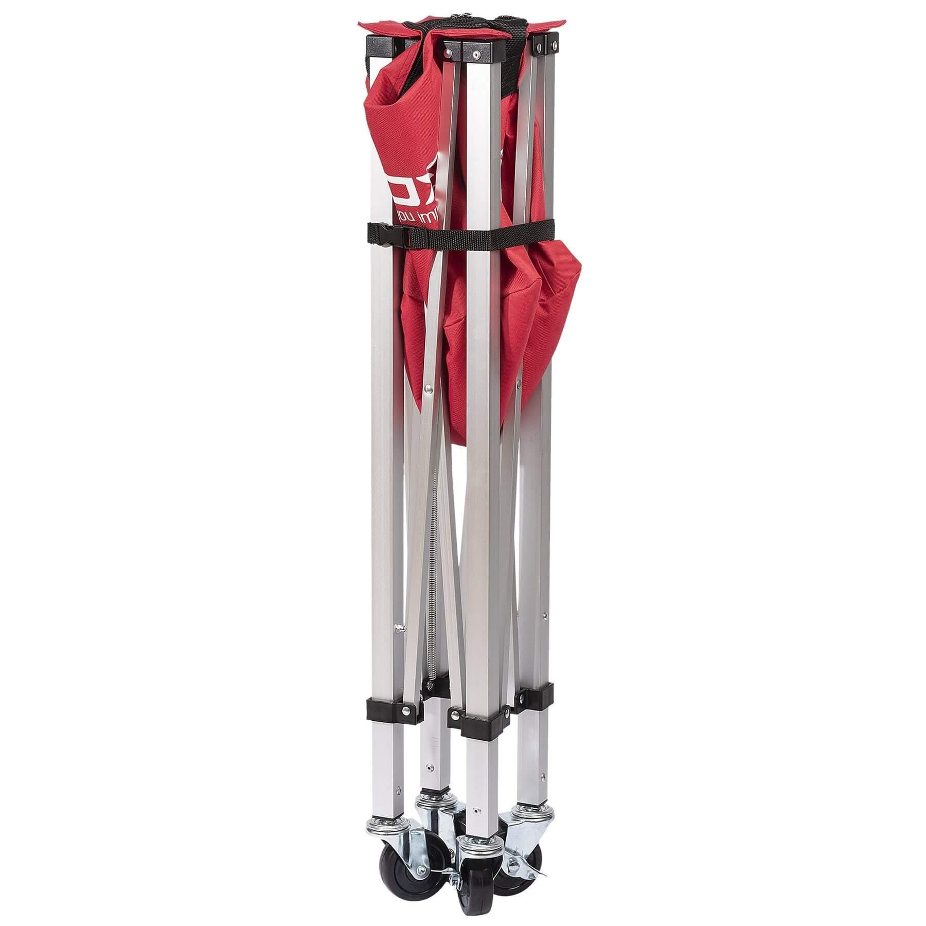 Canasto Nox Plegable con Ruedas Rojo - Sur SportsAccesorios