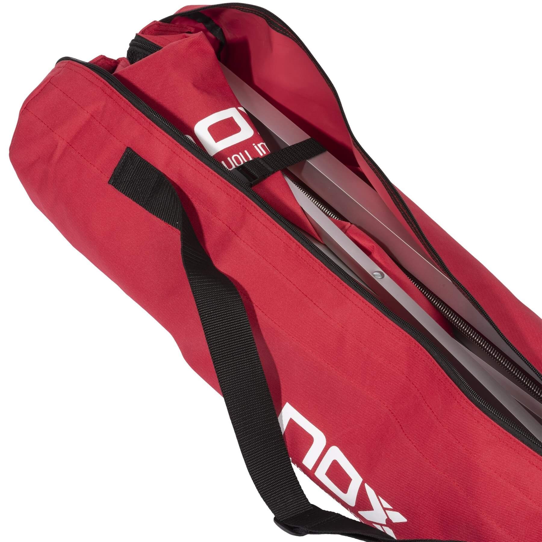 Canasto Nox Plegable con Ruedas Rojo - Sur SportsAccesorios