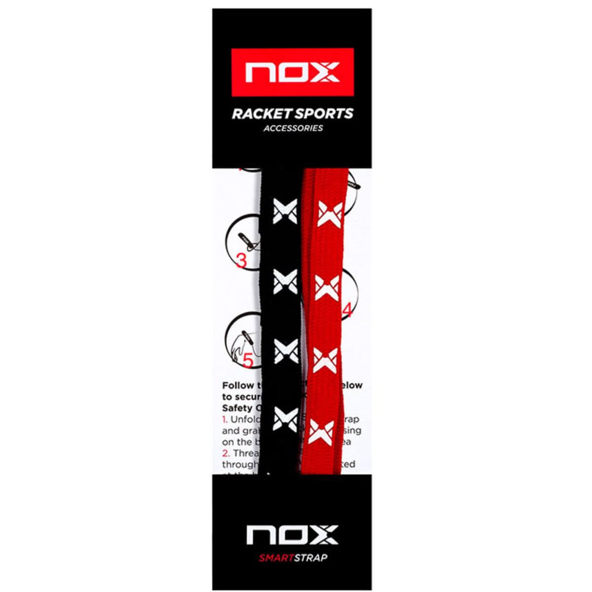 Cordón Nox SmartStrap Luxury Negro Rojo - Sur SportsAccesorios