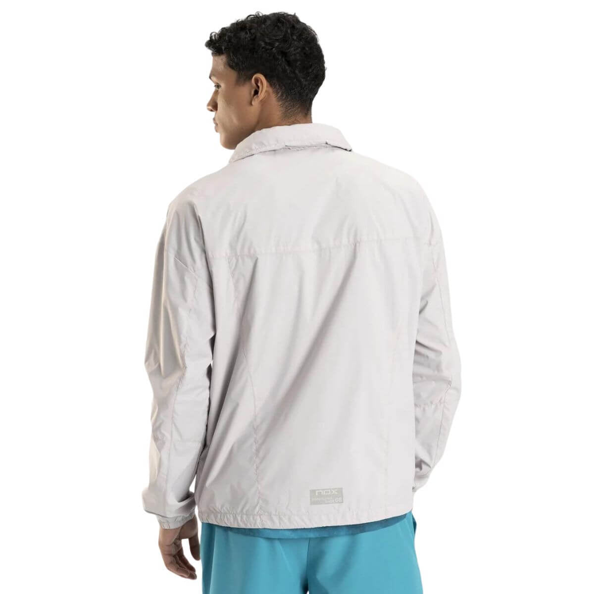 Cortaviento Nox Hombre Pro Gris Calido - Sur SportsVestuario