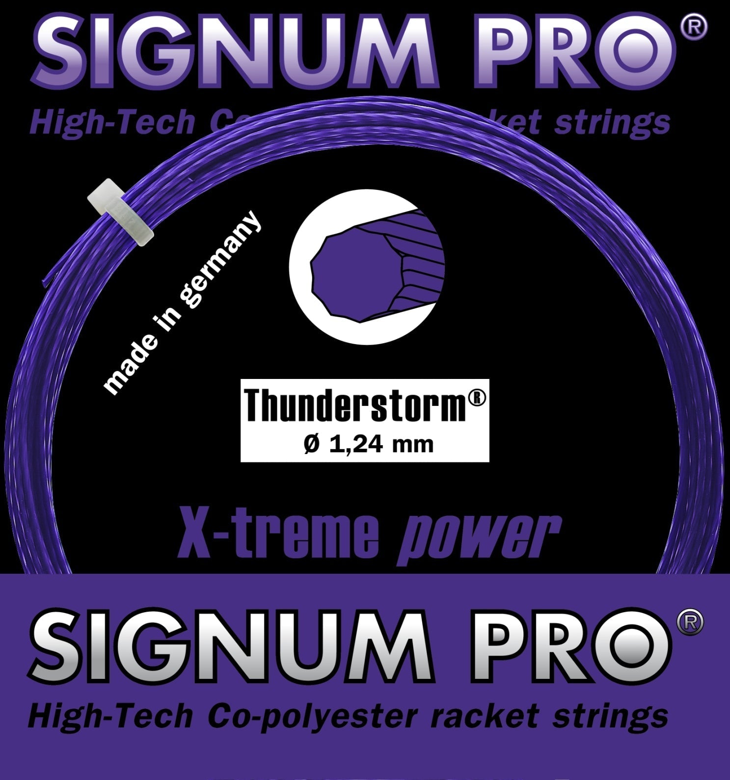 Cuerda Signum Pro Thunderstorm Morada (12m) - Sur SportsAccesorios