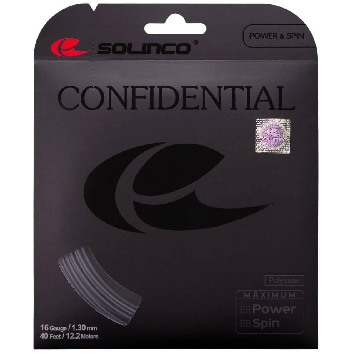 Cuerda Solinco Confidential 17 (12m) 1.20 - Sur SportsRollos y cuerdas