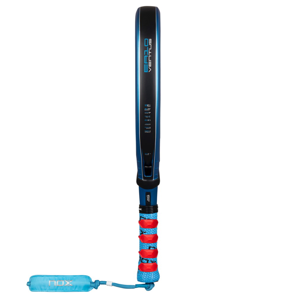 Pala de Padel Nox EA10 Ventus Attack 12K Xtreme by Edu Alonso 2026 + Tarro de pelotas +Overgrip + Protector