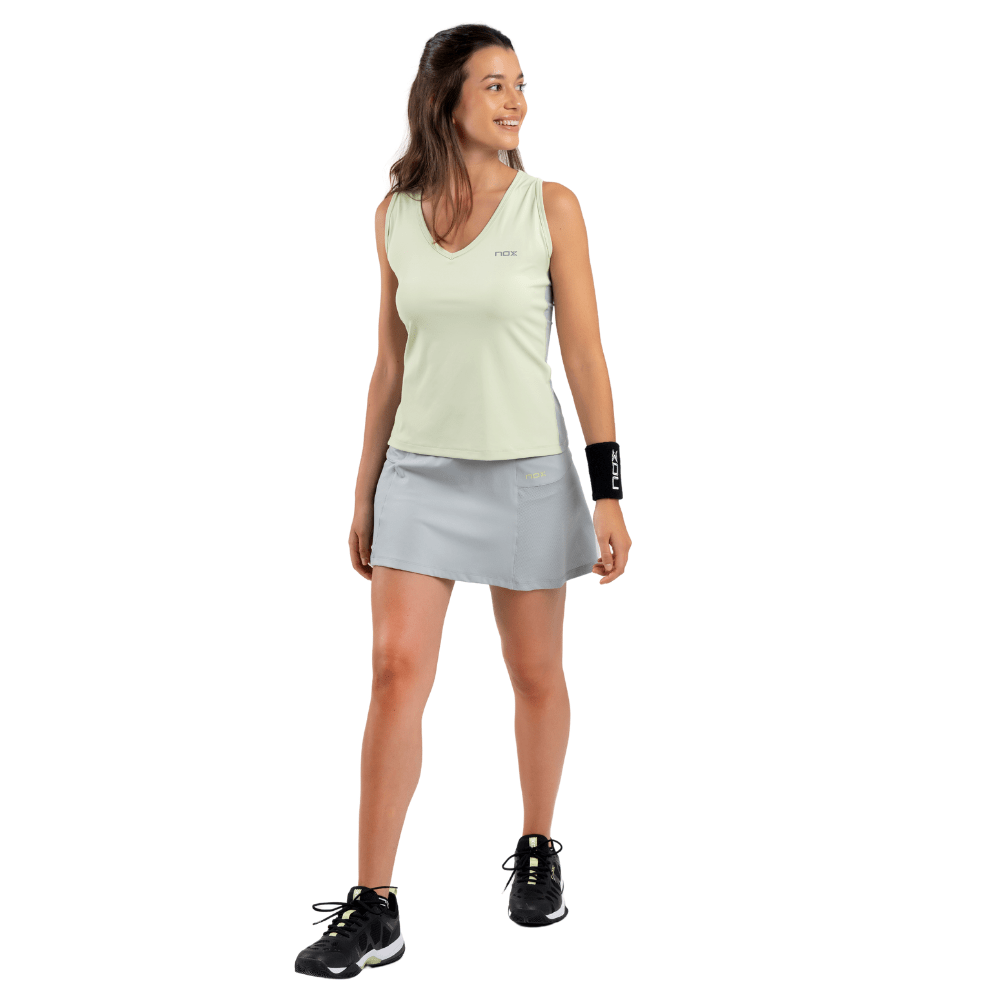 Falda Mujer Pro Misty Grey - Sur SportsVestuario