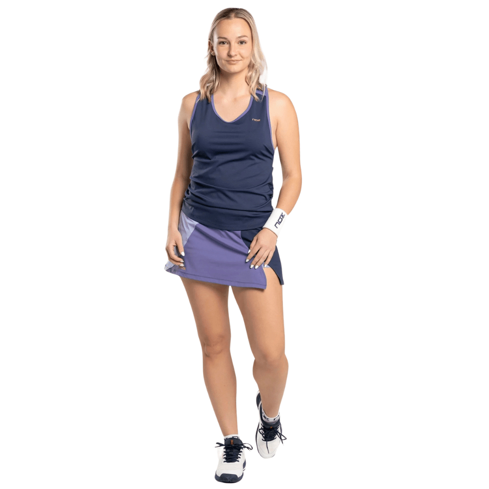 Falda Nox Pro Blue/Lavender - Sur SportsVestuario
