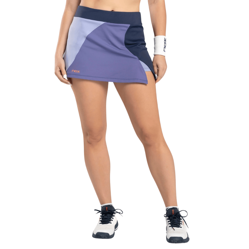 Falda Nox Pro Blue/Lavender - Sur SportsVestuario