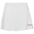 Falda Nox Team Blanca Logo Rojo