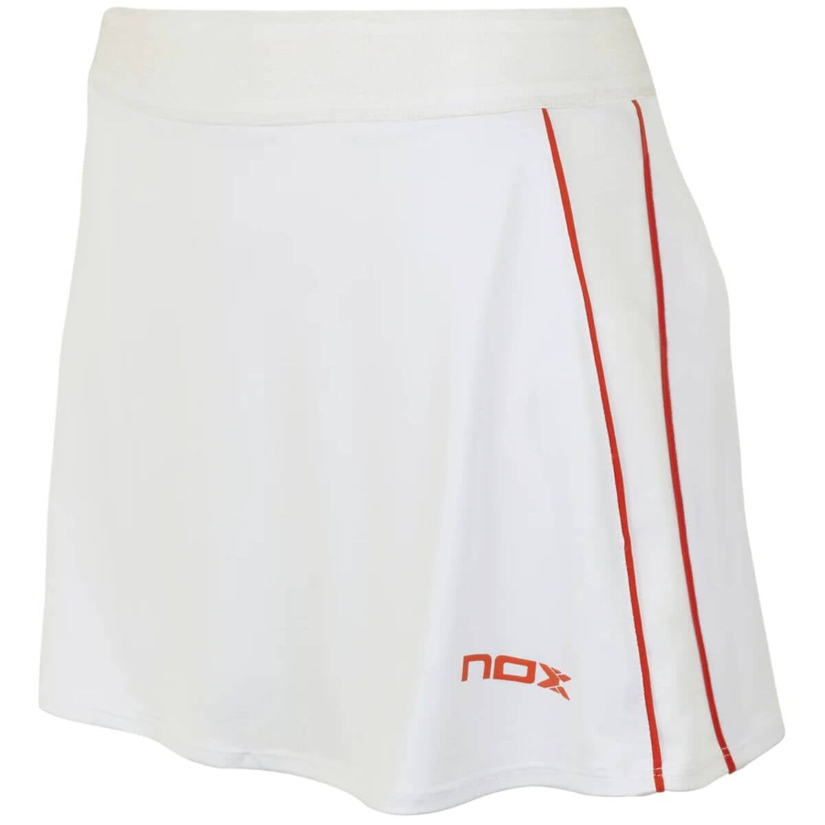 Falda Nox Team Blanca Logo Rojo - Sur SportsVestuario