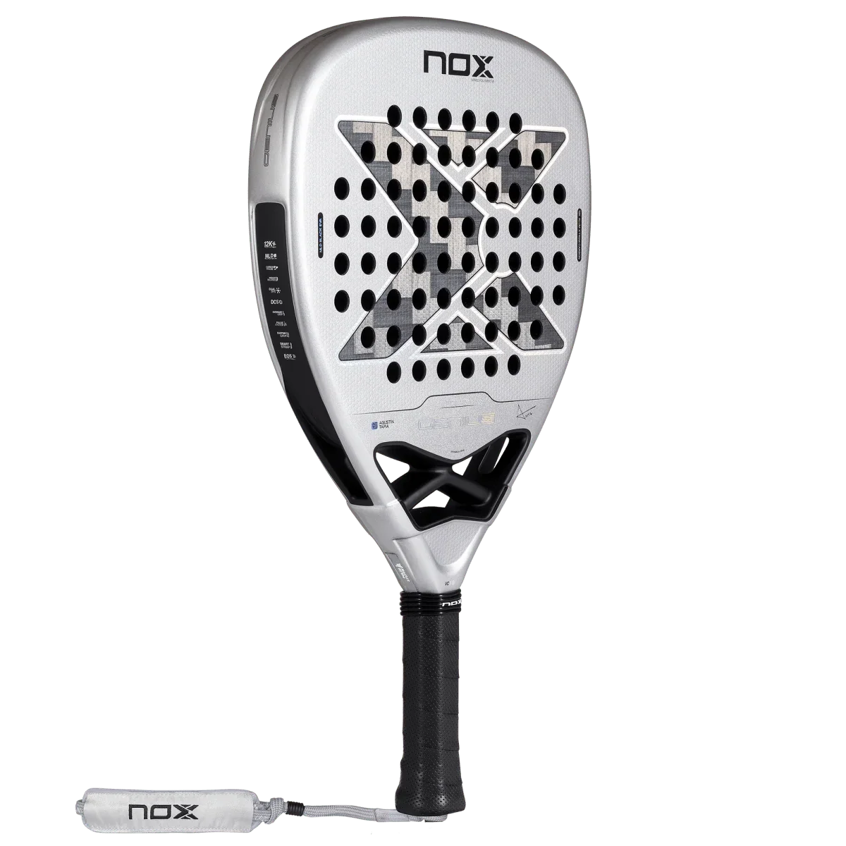 Pala Padel Genius Attack 12K ALUM XTREM by Agustin Tapia 2027