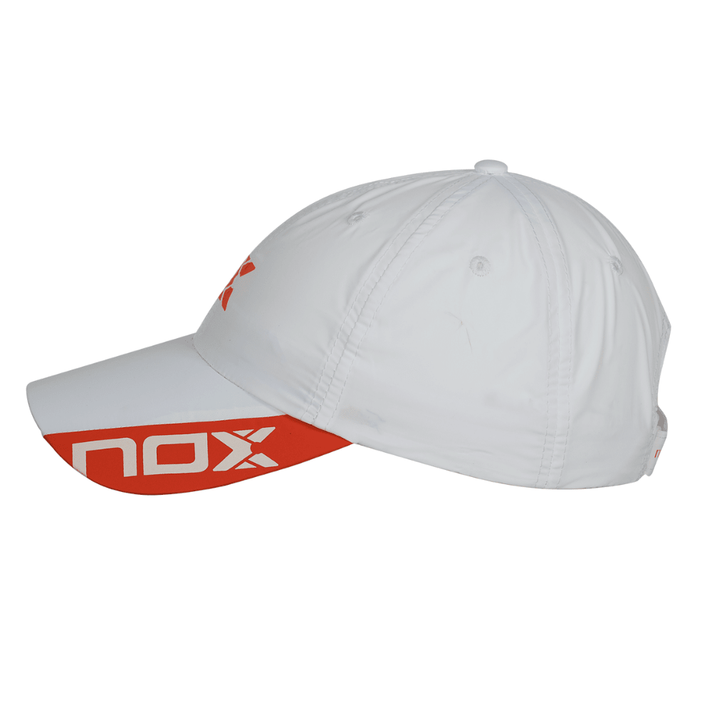 Gorro Nox Blanca Logo Rojo - Sur SportsAccesorios