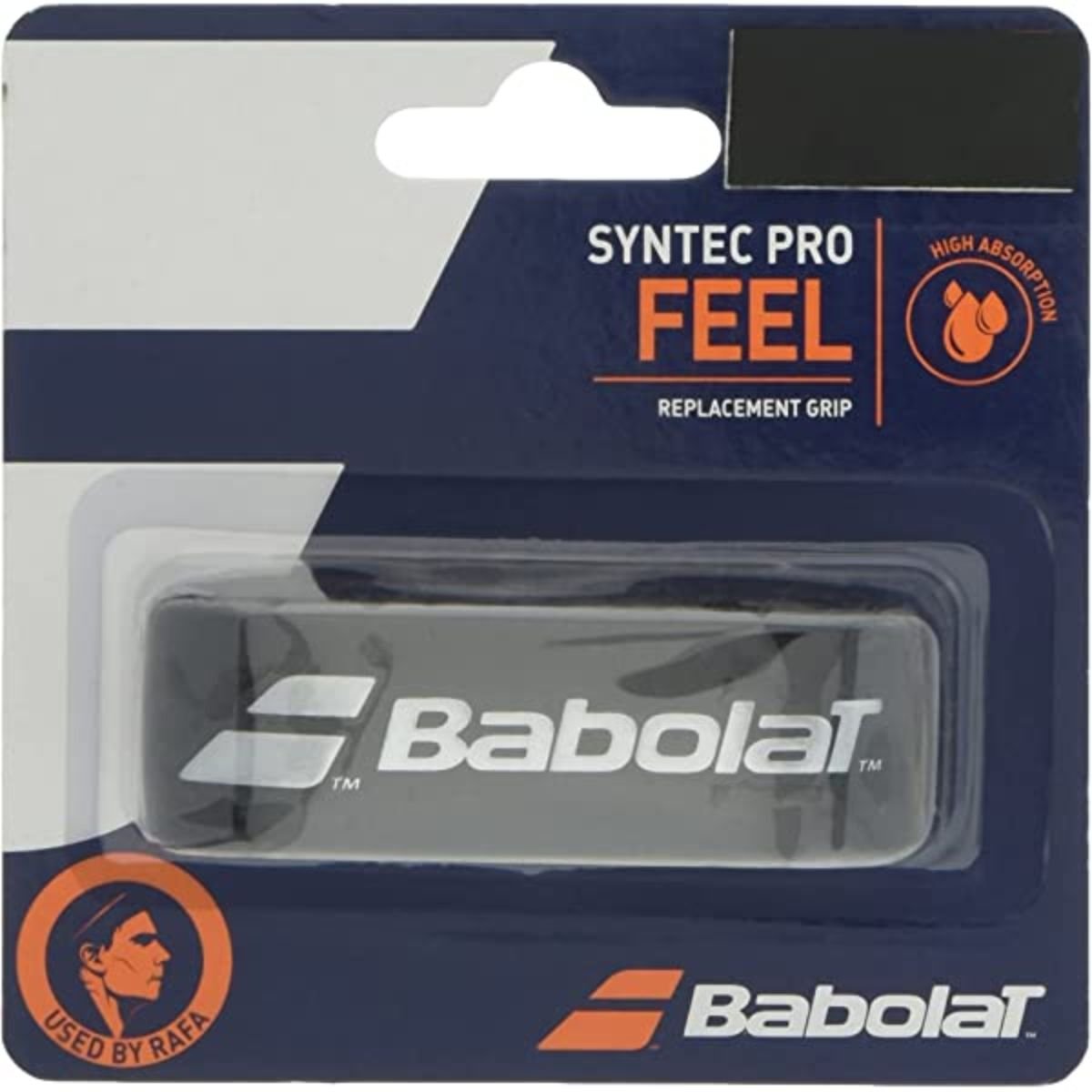 Grip Babolat Syntec Pro Feel Negro Gris X1 - Sur SportsAccesorios